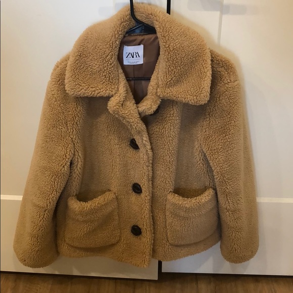 teddy bear jacket xs